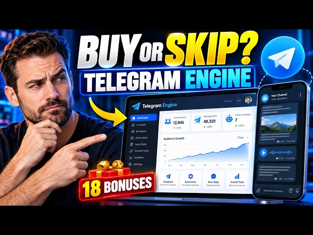 Telegram Engine Review 2026: Worth Buying? Demo, Features, Price & Bonuses