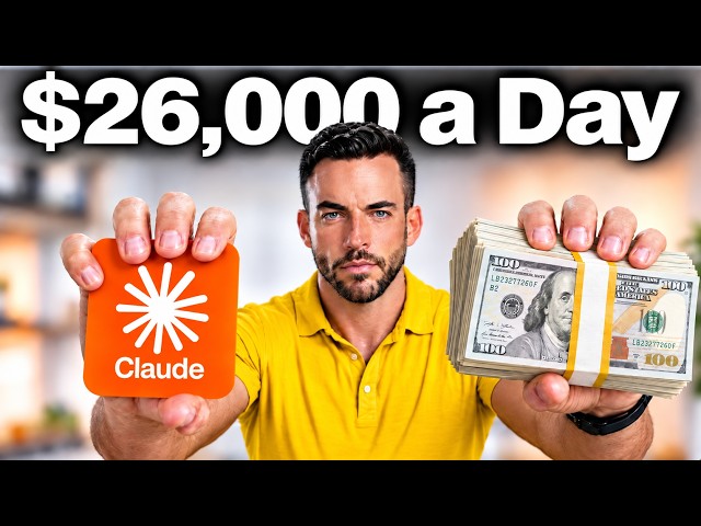 Laziest Ways To Make Money With Claude AI ($26,000/Day)