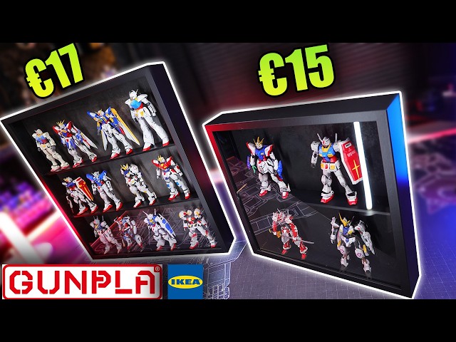 The Ultimate IKEA Gunpla Hack! - Cheap Wall Display Cases
