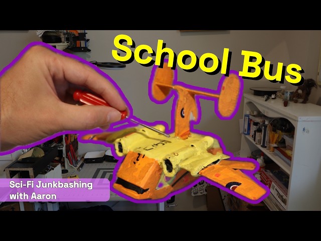 Junk Bashing a Sci-Fi Sky Bus: Futuristic Transport Build Breakdown