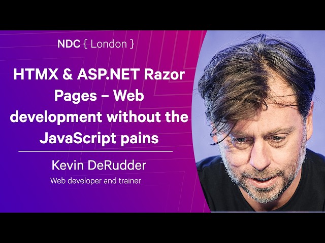 HTMX & ASP.NET Razor Pages – Web development without the JavaScript pains - Kevin DeRudder
