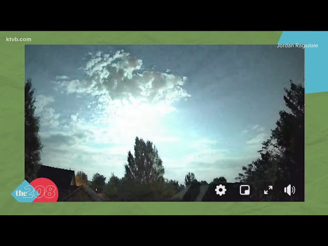 Watch: Fireball captured plunging across Idaho sky