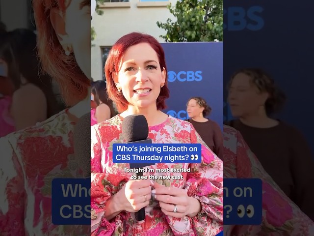 Carrie Preston is passing the Thursday night CBS torch in style this Fall!🔥 #Elsbeth #CupertinoCBS