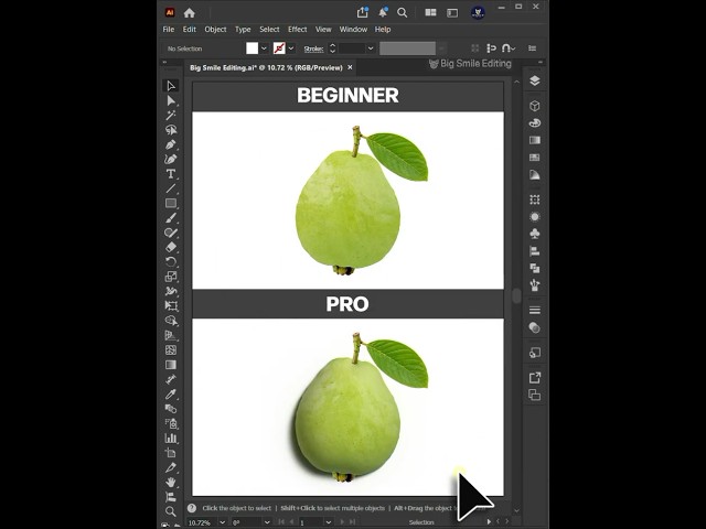 Illustrator Tips - How to Easily Create a Realistic 3D Guava!