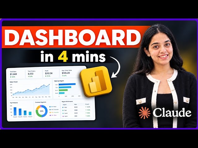 I Created a Power BI Dashboard Using Claude in Just 4 Minutes!