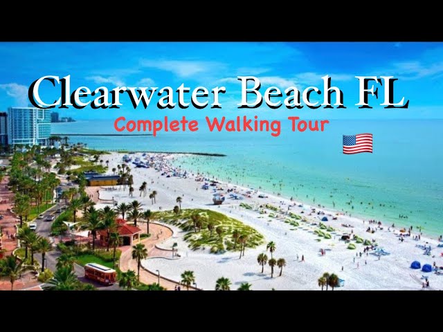 Clearwater Beach Tampa, Florida, America, complete walking tour | Clearwater Pier 60 visitor centre