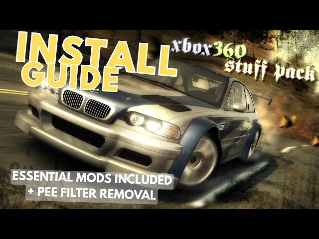 NEW Most Wanted 360 Stuff Pack 4.1 | Install Guide Need For Speed MW Mods