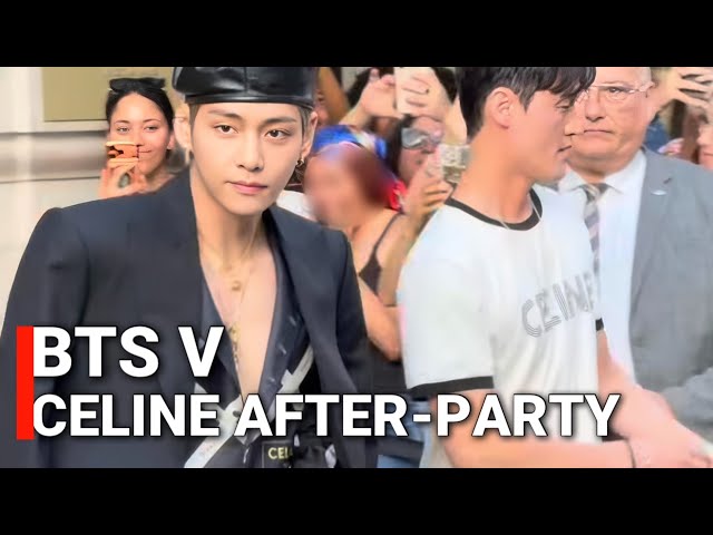 BTS Taehyung at Celine after Party in Paris | V Paris fashion show 2026