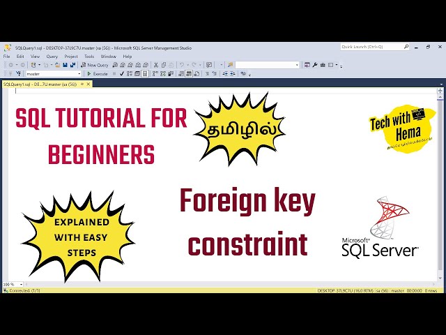 Foreign key | SQL in Tamil | Tech With Hema Tamil