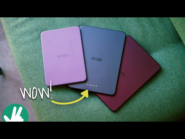 The new Amazon Kindle lineup looks and feels GREAT