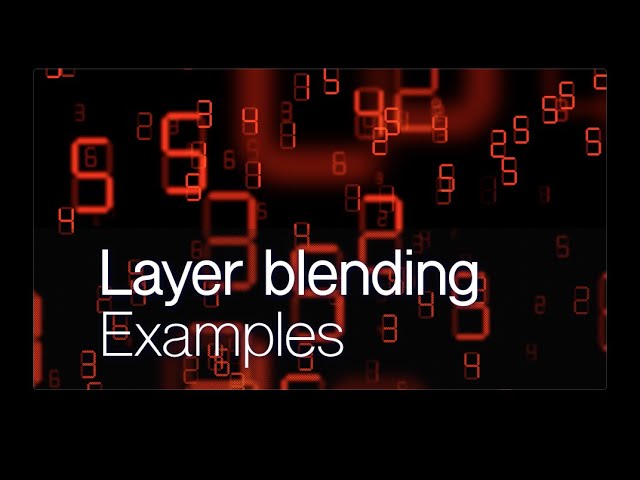 Layer blending Examples