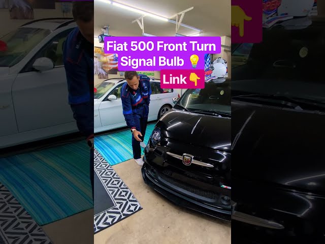 Link👉 FIAT 500⚒️Front Turn Signal Bulb 👉#fiat #fiat500 #fiatabarth #abarth #easy #fix #help #bulb