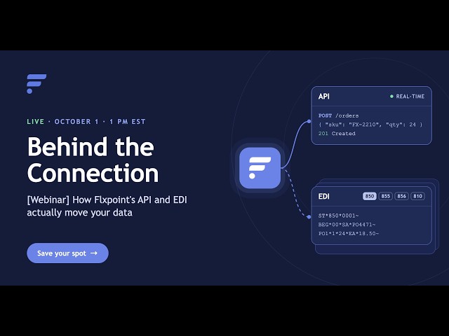 Behind the Connection: How Flxpoint's API and EDI Actually Move Your Data