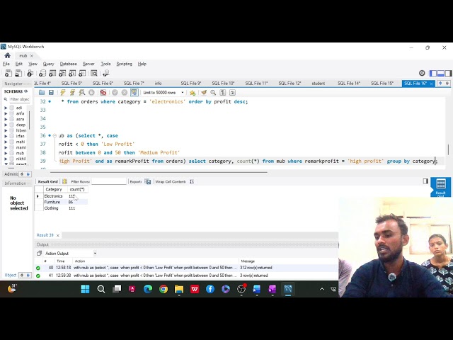 SQL Practice Session