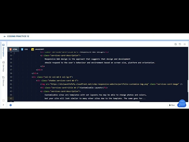 Build Your Own Responsive Website Coding Practice - 12 