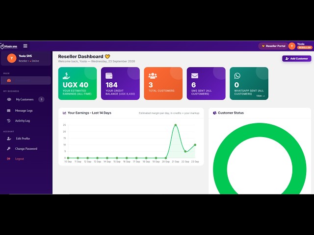 YOOLASMS   How to set up your White label reseller Portal for Free