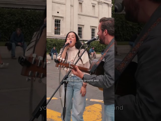 Wait for the key change… Love Story as a duet gave the whole square chills 💍
