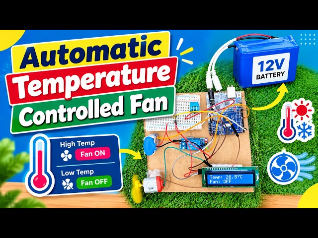 Automatic Temperature Controlled Fan  | Smart Science Project