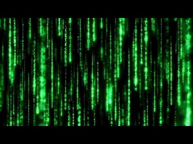 Green Digital Rain 💚 | Matrix Style 4K Backdrop & Screensaver | Cyberpunk Digital Ambience