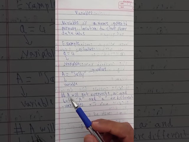 Variables part 1 #python  #pythonprogramming