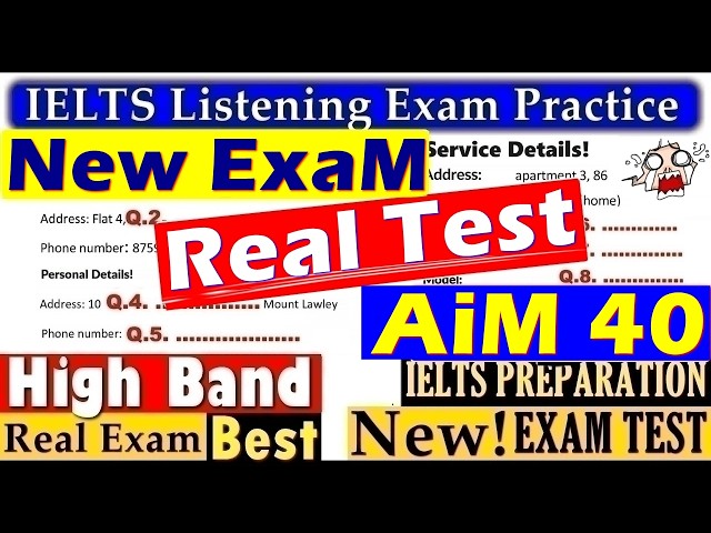 IELTS LISTENING PRACTICE TEST 2026 WITH ANSWERS | 03.10.2026
