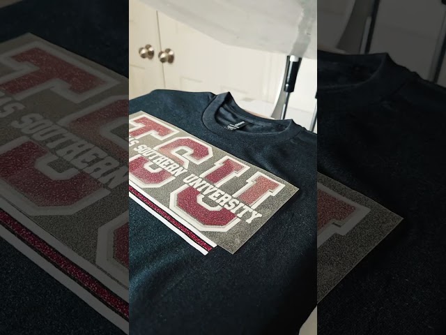 How to Layer Glitter HTV