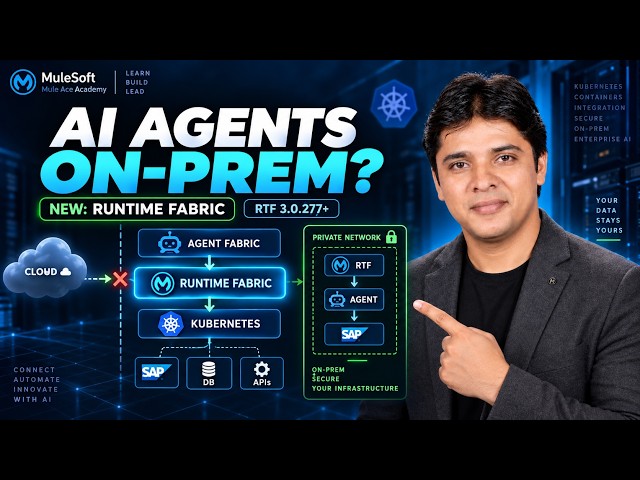 Run MuleSoft AI Agents On-Prem? Agent Fabric on Runtime Fabric Explained