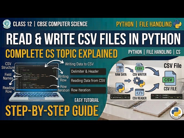 CSV File Reading and Writing in Python using csv module