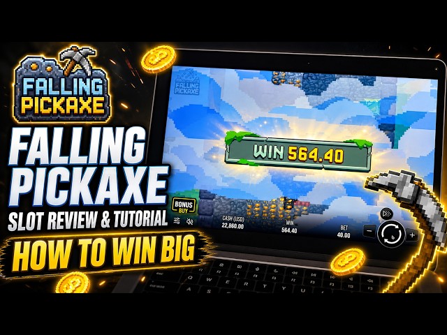Falling Pickaxe Slot Review & Tutorial — How to Win Big