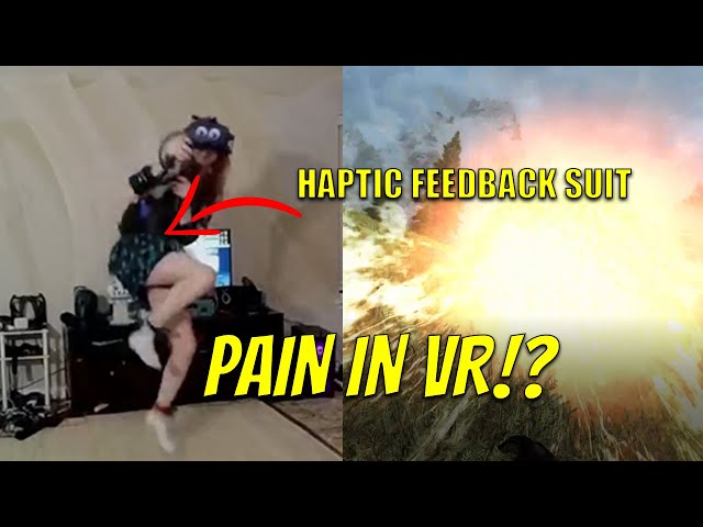 YOU can FEEL PAIN In VR with this HAPTIC SUIT and It's INSANE