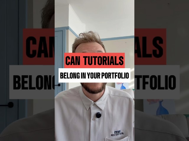 Can game tutorials belong in your games portfolio?
