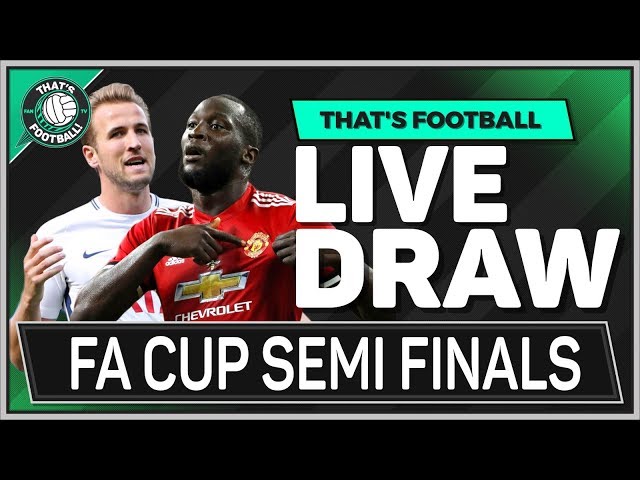 FA Cup LIVE Semi Final Draw Watchalong | Tottenham vs Man United!