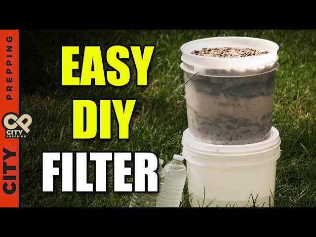 How to Make a Water Filter With Available Items (Enhanced Microbial Removal) - DIY