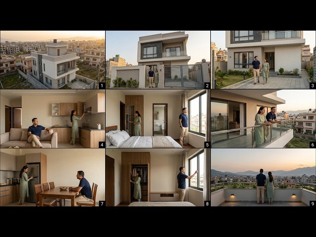 Architectural walkthrough video #3danimation #residential #buidling
