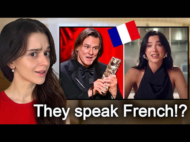 French Girl Reacts to Celebrities Speaking French!