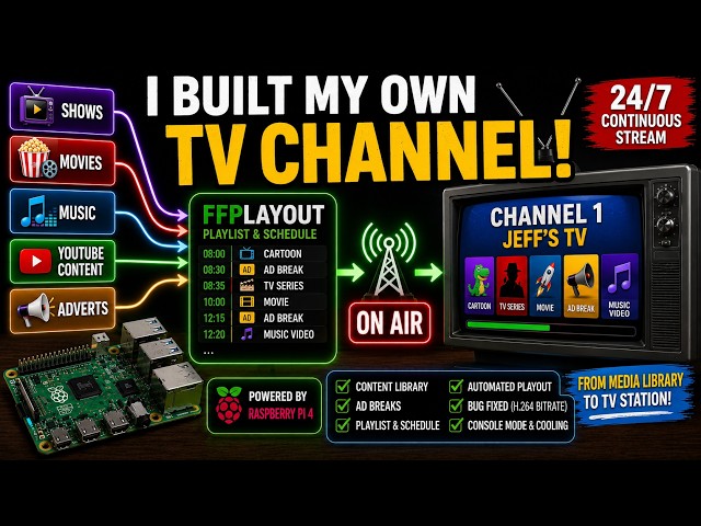 I Built My Own TV Channel with a Raspberry Pi!