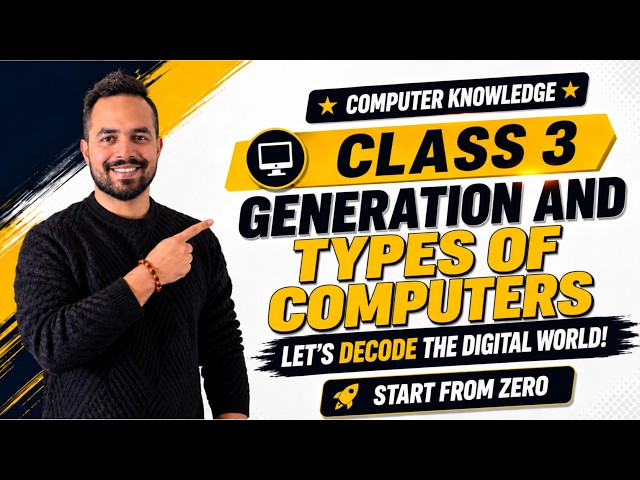 Let's Finish Chapter 1 | Generations of Computers | Computer Knowledge Class 3 | NABARD Grade A 2026