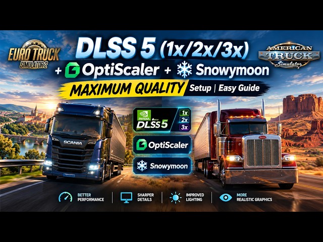 DLSS 5 (1x/2x/3x) + OptiScaler + Snowymoon – MAXIMUM QUALITY & FPS | Easy Guide