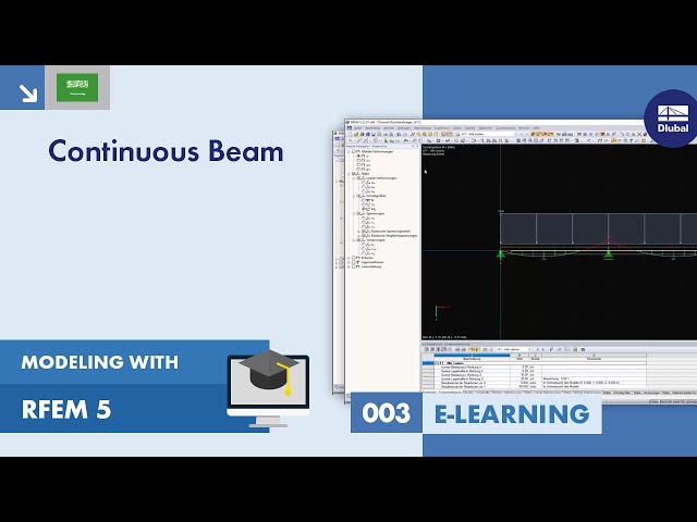 Modeling with RFEM 5 | 003 Continuous Beam