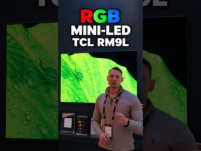 TCL's flagship RGB Mini-LED live!