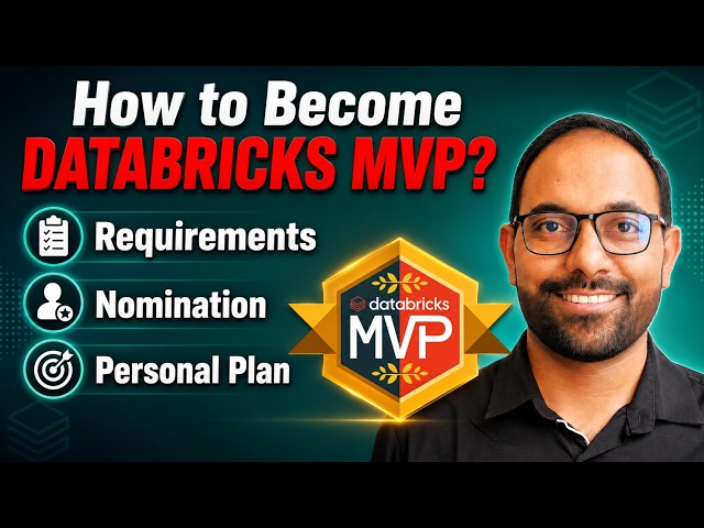 How to Become a Databricks MVP (Benefits, Requirements & Tips)