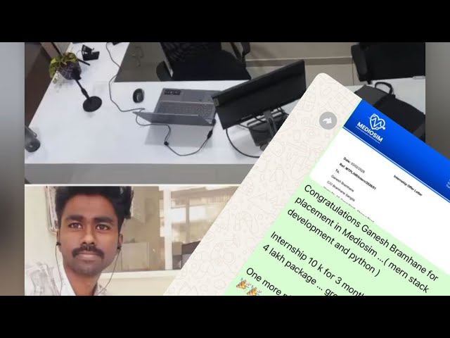 How He placed in MedioSim Technology | My Experience Journey | Motivational Talk #coding 