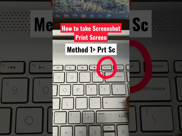 How to Take a Screenshot on Laptop 💻 (Easiest Way) #shorts #windows11 #screenshot