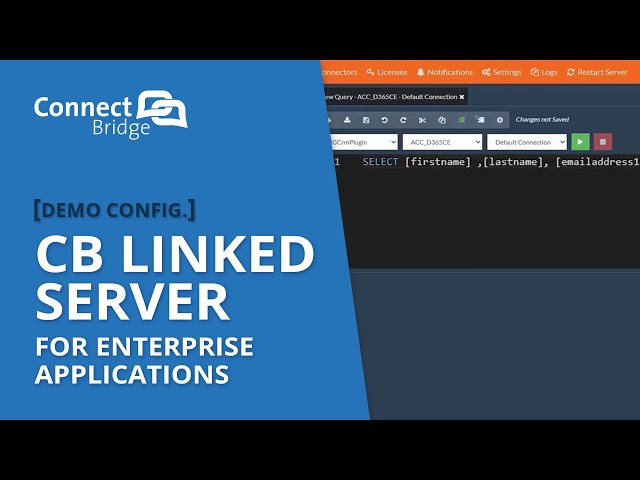 CB Linked Server Demo - Configuring a Microsoft SQL Server Linked Server to connect to Dynamics