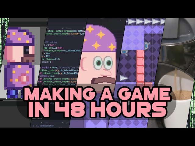 Making a Game in 48 Hours - Time-Lapse (Moon Stealers)
