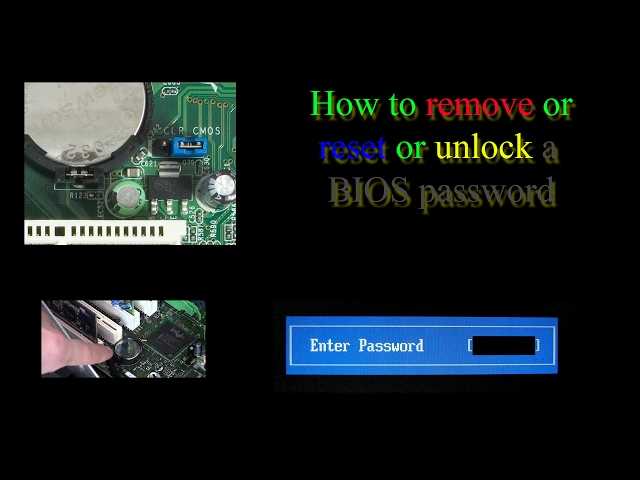 How to remove BIOS password (Asus, Toshiba, Acer, Dell, Lenovo, HP, etc...) - SOLVED