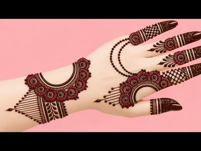 🔥 New Trending Mehndi Design | Very Simple & Very Easy | Beautiful Stylish Back Hand Mehndi 2026
