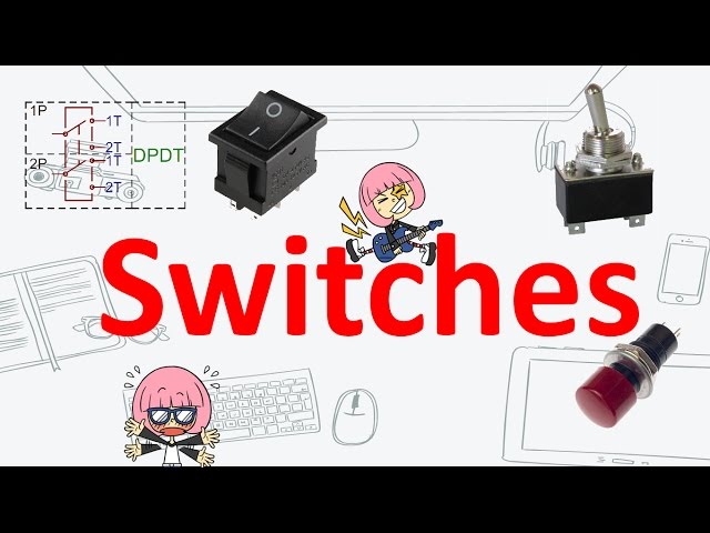 Buttons & Switches Tutorials (Basic Electronics)