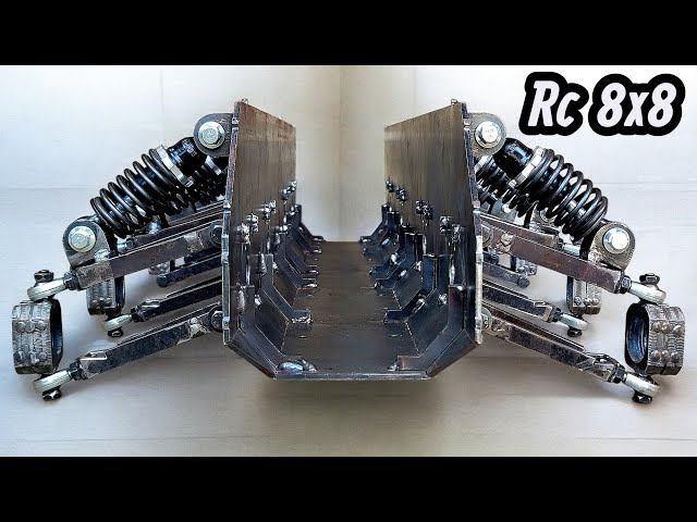 homemade Armored vehicle 8x8, part 2 |rc action homemade