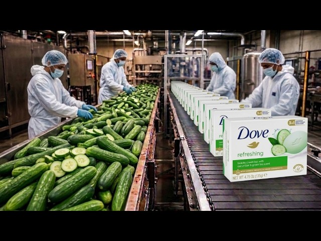 The Making of Dove Beauty Soap: A Step-by-Step Guide | How It's Produced in the Factory